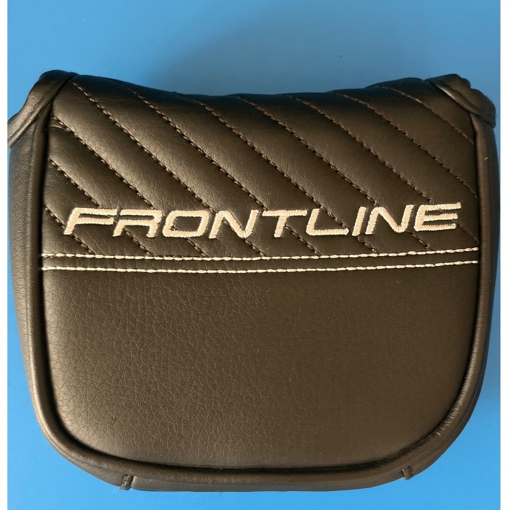 Cleveland Golf Frontline Mallet Putter Headcover Black Quilted Magnetic Closure